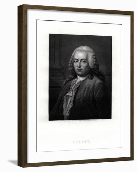 Turgot, French Statesman and Economist, 19th Century-William Thomas Fry-Framed Giclee Print