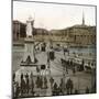 Turin (Italy), the Bridge and Square Victor-Emmanuel II with the Statue (1869), Circa 1890-Leon, Levy et Fils-Mounted Premium Photographic Print