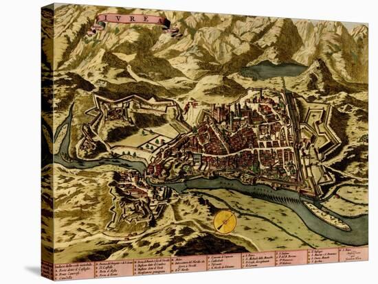 Turin or Torino and its Envisons - 1700-Anna Beeck-Stretched Canvas