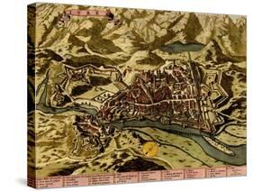 Turin or Torino and its Envisons - 1700-Anna Beeck-Stretched Canvas