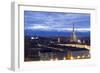 Turin, Piemonte, Italy. Cityscape from Monte Dei Cappuccini-Francesco Riccardo Iacomino-Framed Photographic Print