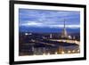 Turin, Piemonte, Italy. Cityscape from Monte Dei Cappuccini-Francesco Riccardo Iacomino-Framed Photographic Print