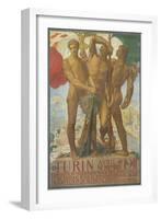 Turin Poster-Adolfo De Karolis-Framed Giclee Print