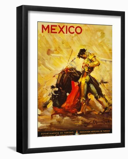 Turismo Mexico II-null-Framed Giclee Print