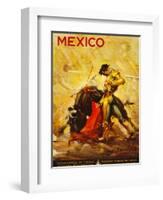 Turismo Mexico II-null-Framed Giclee Print