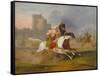 Turk and Cossack, 1809-Horace Vernet-Framed Stretched Canvas