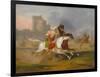 Turk and Cossack, 1809-Horace Vernet-Framed Giclee Print