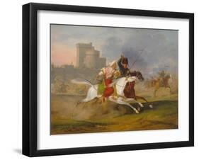 Turk and Cossack, 1809-Horace Vernet-Framed Giclee Print