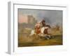 Turk and Cossack, 1809-Horace Vernet-Framed Giclee Print