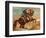 Turk Mounted on Chestnut Coloured Horse, C. 1810-Theodore Gericault-Framed Premium Giclee Print