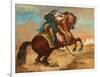 Turk Mounted on Chestnut Coloured Horse, C. 1810-Theodore Gericault-Framed Giclee Print