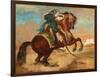 Turk Mounted on Chestnut Coloured Horse, C. 1810-Theodore Gericault-Framed Giclee Print