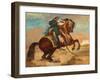 Turk Mounted on Chestnut Coloured Horse, C. 1810-Theodore Gericault-Framed Giclee Print