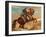 Turk Mounted on Chestnut Coloured Horse, C. 1810-Theodore Gericault-Framed Giclee Print