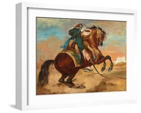 Turk Mounted on Chestnut Coloured Horse, C. 1810-Theodore Gericault-Framed Giclee Print