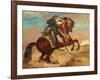 Turk Mounted on Chestnut Coloured Horse, C. 1810-Theodore Gericault-Framed Giclee Print