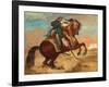 Turk Mounted on Chestnut Coloured Horse, C. 1810-Theodore Gericault-Framed Giclee Print