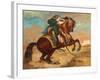 Turk Mounted on Chestnut Coloured Horse, C. 1810-Theodore Gericault-Framed Giclee Print