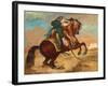 Turk Mounted on Chestnut Coloured Horse, C. 1810-Theodore Gericault-Framed Giclee Print