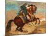 Turk Mounted on Chestnut Coloured Horse, C. 1810-Theodore Gericault-Mounted Giclee Print