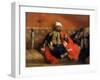 Turk Sitting Smoking on a Couch, 19th Century-Eugene Delacroix-Framed Giclee Print