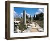 Turkey, Aegean Region, Ancient Ephesus, Stone Paved Way from Theater to Stadium-null-Framed Premium Giclee Print