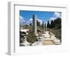 Turkey, Aegean Region, Ancient Ephesus, Stone Paved Way from Theater to Stadium-null-Framed Premium Giclee Print