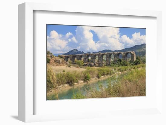 Turkey, Anatolia, Antalya, Aspendos Aqueduct over River Eurmedon.-Emily Wilson-Framed Photographic Print