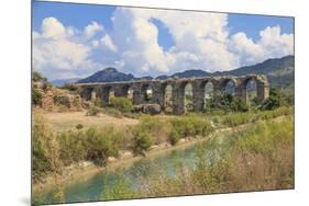 Turkey, Anatolia, Antalya, Aspendos Aqueduct over River Eurmedon.-Emily Wilson-Mounted Premium Photographic Print