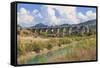 Turkey, Anatolia, Antalya, Aspendos Aqueduct over River Eurmedon.-Emily Wilson-Framed Stretched Canvas