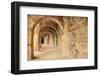 Turkey, Anatolia, Aspendos, 2nd Century Roman theatre. Archways.-Emily Wilson-Framed Photographic Print