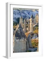 Turkey, Anatolia, Cappadocia, Goreme. 'Fairy Chimneys' in Red Valley.-Emily Wilson-Framed Photographic Print