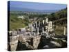 Turkey, Ancient Ephesus, View of Curetes Way from Greek City Hall 'Prytaneum'-null-Stretched Canvas