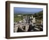 Turkey, Ancient Ephesus, View of Curetes Way from Greek City Hall 'Prytaneum'-null-Framed Giclee Print