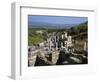 Turkey, Ancient Ephesus, View of Curetes Way from Greek City Hall 'Prytaneum'-null-Framed Giclee Print