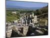 Turkey, Ancient Ephesus, View of Curetes Way from Greek City Hall 'Prytaneum'-null-Mounted Giclee Print