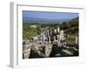 Turkey, Ancient Ephesus, View of Curetes Way from Greek City Hall 'Prytaneum'-null-Framed Giclee Print