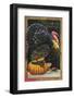 Turkey and Pumpkin-null-Framed Photographic Print