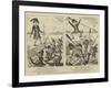 Turkey and the Powers, Roumanian Caricatures of the Proposed Naval Demonstration-null-Framed Giclee Print