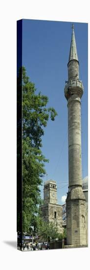 Turkey. Antalya. Old City Center. Minaret of Tekeli Pasa Mosque (18th Century) and Clock Tower. Med-null-Stretched Canvas