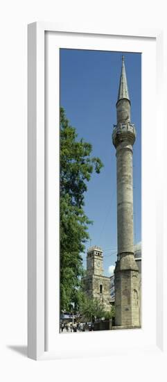 Turkey. Antalya. Old City Center. Minaret of Tekeli Pasa Mosque (18th Century) and Clock Tower. Med-null-Framed Photographic Print