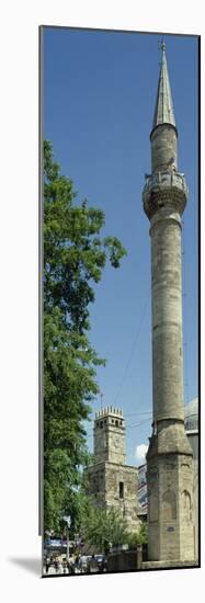 Turkey. Antalya. Old City Center. Minaret of Tekeli Pasa Mosque (18th Century) and Clock Tower. Med-null-Mounted Photographic Print