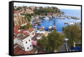 Turkey, Antalya, Southwest Mediterranean coast bordered by the Taurus Mountains.-Emily Wilson-Framed Stretched Canvas