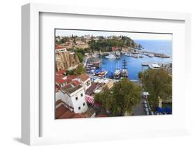 Turkey, Antalya, Southwest Mediterranean coast bordered by the Taurus Mountains.-Emily Wilson-Framed Photographic Print