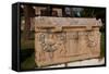 Turkey, Aphrodisias, Sebasteion, Sarcophagus-Samuel Magal-Framed Stretched Canvas