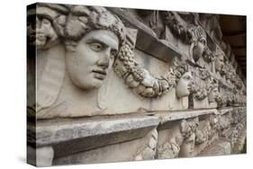 Turkey, Aphrodisias, Sebasteion, Wall Reliefs, Theatrical Masks-Samuel Magal-Stretched Canvas