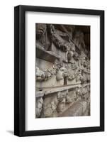 Turkey, Aphrodisias, Sebasteion, Wall Reliefs, Theatrical Masks-Samuel Magal-Framed Photographic Print