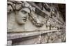 Turkey, Aphrodisias, Sebasteion, Wall Reliefs, Theatrical Masks-Samuel Magal-Mounted Photographic Print