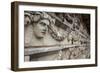 Turkey, Aphrodisias, Sebasteion, Wall Reliefs, Theatrical Masks-Samuel Magal-Framed Photographic Print