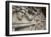 Turkey, Aphrodisias, Sebasteion, Wall Reliefs, Theatrical Masks-Samuel Magal-Framed Photographic Print